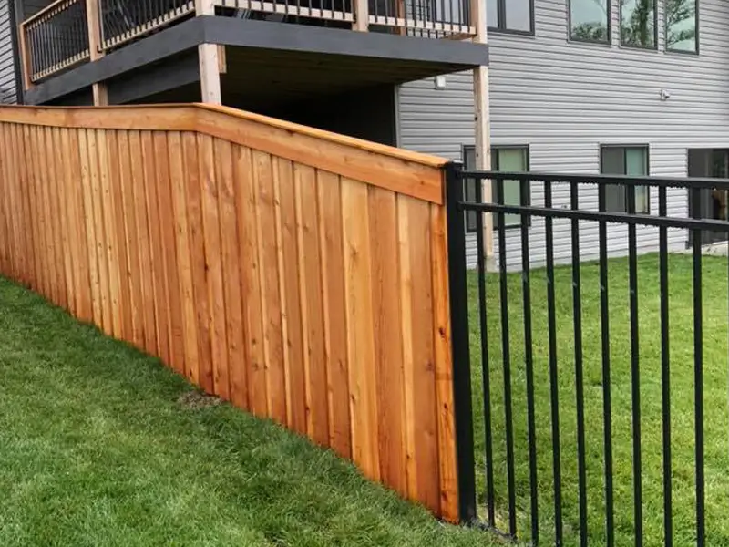 Wood fence nebraska fence company 05