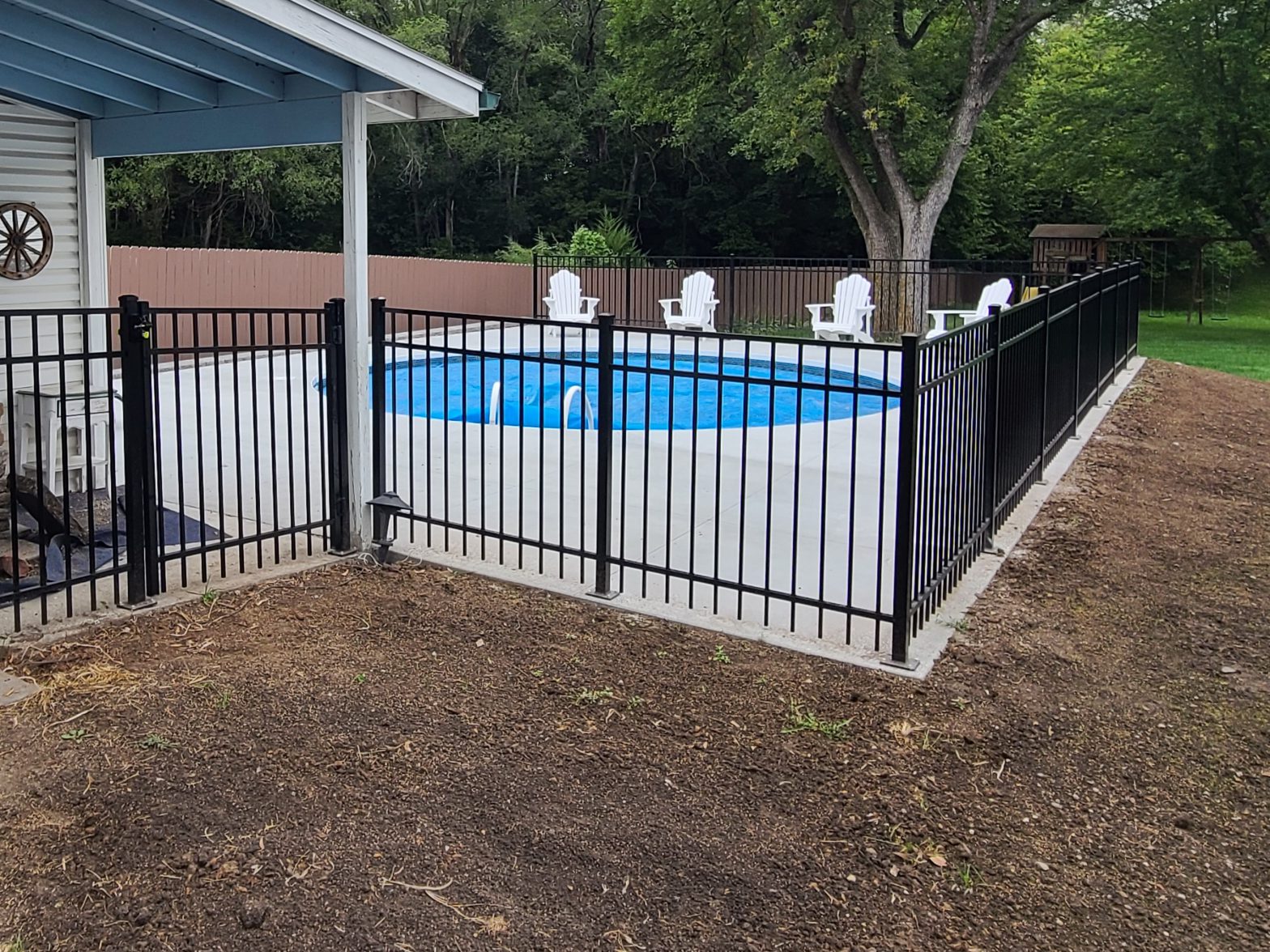 Picture of Aluminum fence in Waverly Nebraskain