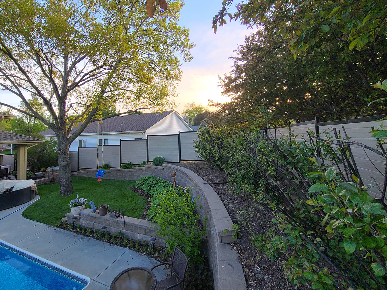 Photo of a Nebraska residential fence