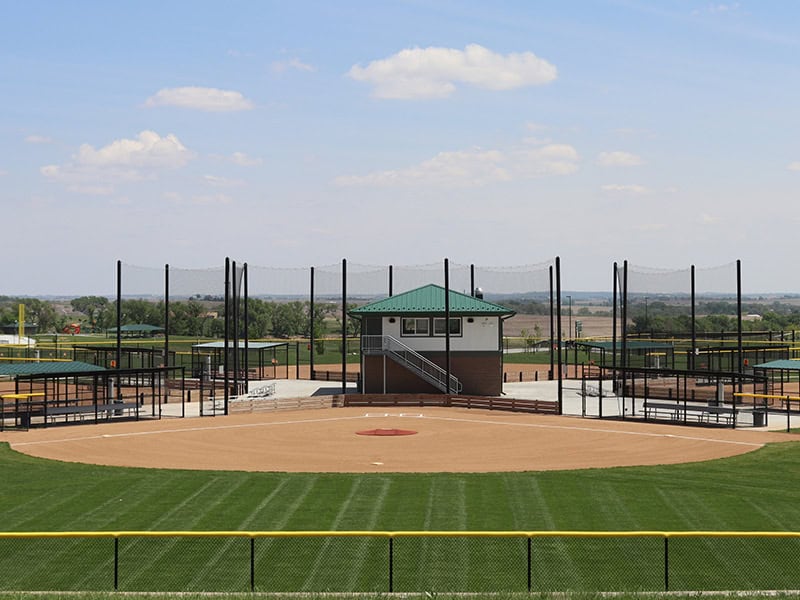 Photo of sport netting from a Kansas City MO fencing contractor