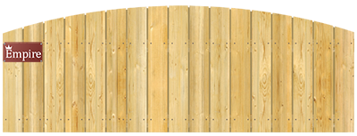 Convex Top Cut - Wood Fence Option