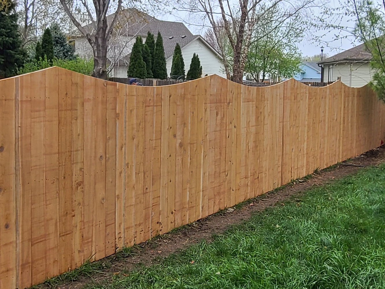 Kearney Nebraska wood privacy fencing