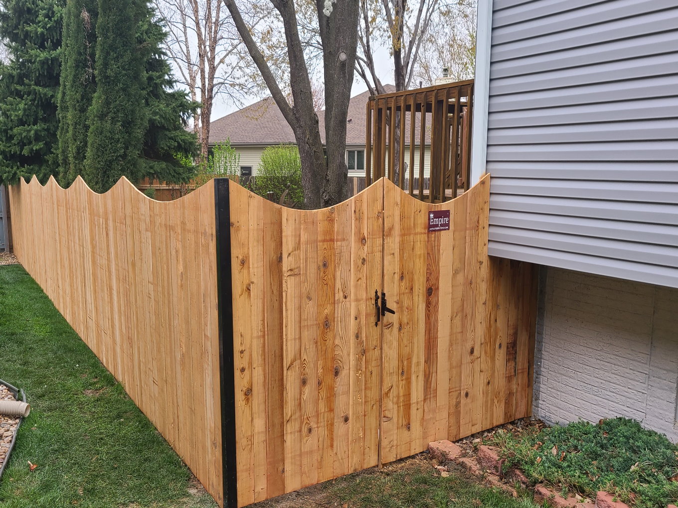 Lancaster County Nebraska wood privacy fencing