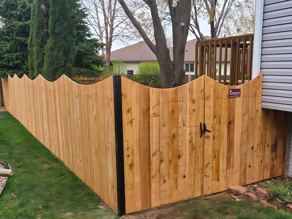Decorative Fence Example in Louisville Nebraska