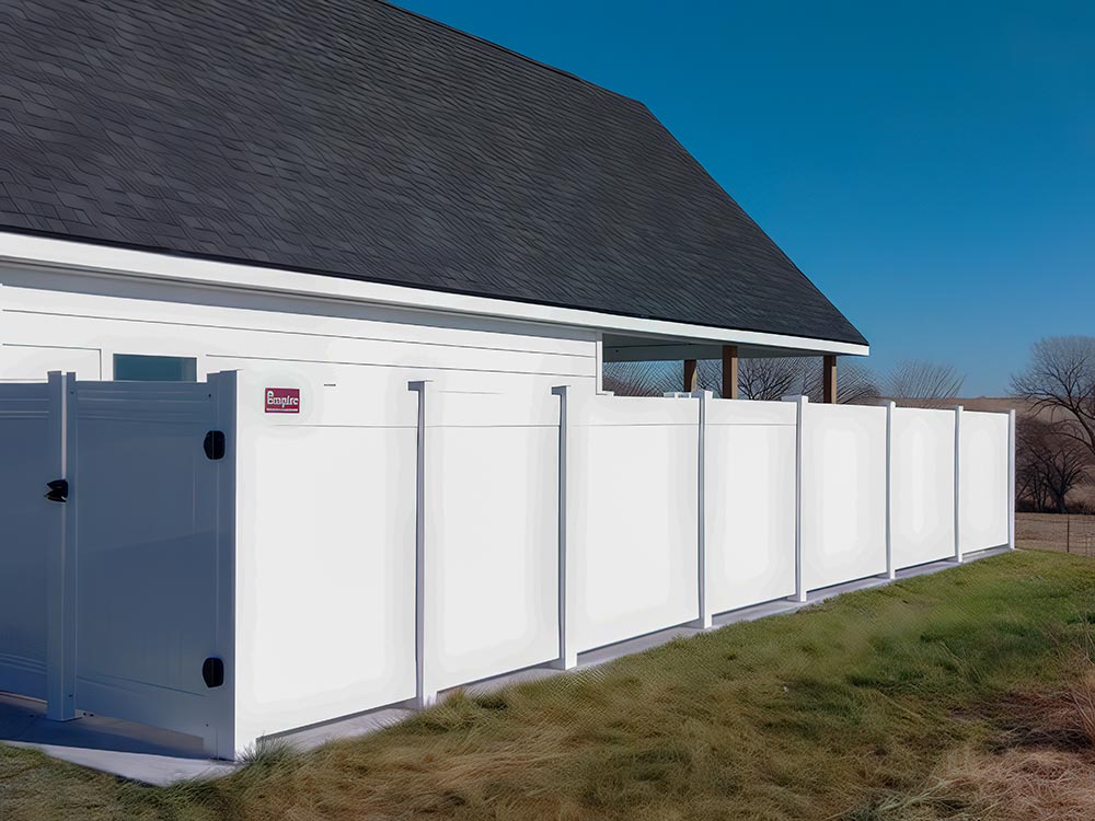 Privacy Fence Example in Louisville Nebraska